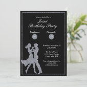 Invitation Jour d'anniversaire conjoint Adultes de danse d'ar (Debout devant)