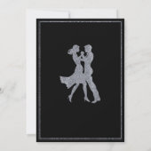 Invitation Jour d'anniversaire conjoint Adultes de danse d'ar (Dos)