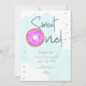 Invitation Jour d'anniversaire de douceur UN (Devant)
