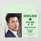 Invitation Jour d'anniversaire de la bière et de la bière (Devant / Derrière)