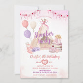 Invitation Jour d'anniversaire de la fête du bois de tente ro (Devant)