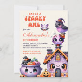 Invitation Jour d'anniversaire de l'Halloween (Devant)