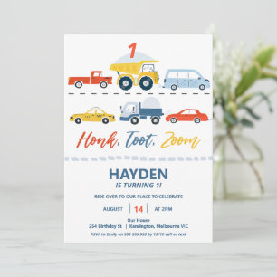 Invitation Jour d'anniversaire de Zoom sur le Toot de Chêne c