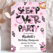Invitation Jour d'anniversaire d'Halloween Slepover
