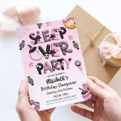 Invitation Jour d'anniversaire d'Halloween Slepover