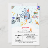 Invitation Jour d'anniversaire du vaisseau (Devant)