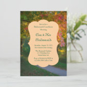 Invitation Jour d'automne coloré Bridesservatrices Déjeuner (Debout devant)