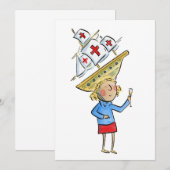 Invitation Jour de Columbus (Devant / Derrière)