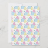 Invitation Jour de fête de la piscine pour filles mignonnes (Dos)