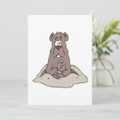 Invitation Jour de Groundhog (Debout devant)