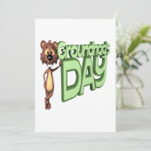 Invitation Jour de Groundhogs (Debout devant)
