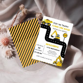 Invitation Jour de la construction de camions à vide