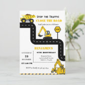 Invitation Jour de la construction de camions à vide (Debout devant)