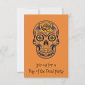 Invitation Jour De La Dead Sugar Skull Party (Devant)
