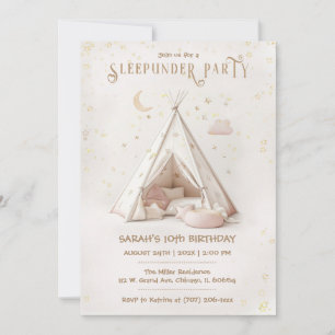 Invitation Jour de la fête de Sleepunder Boho modifiable