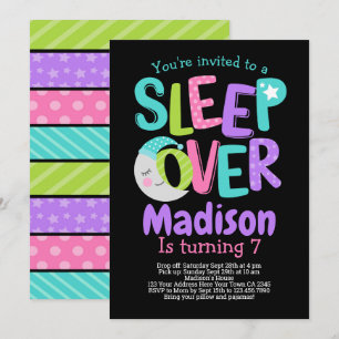 Invitation Jour de la fête du pyjama