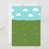 Invitation Jour de la marmotte fête d'anniversaire (Dos)