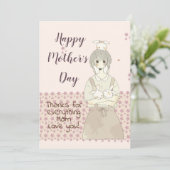 Invitation jour de la mère (Debout devant)