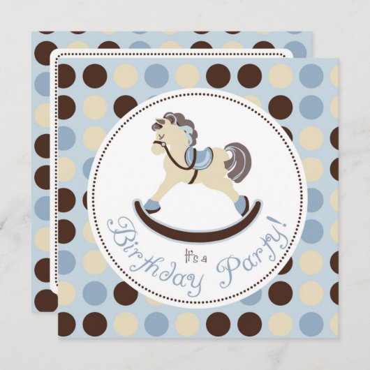 Invitation Jour de la Mort bleue (Devant / Derrière)