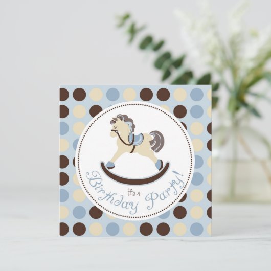 Invitation Jour de la Mort bleue (Debout devant)