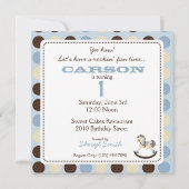 Invitation Jour de la Mort bleue (Dos)