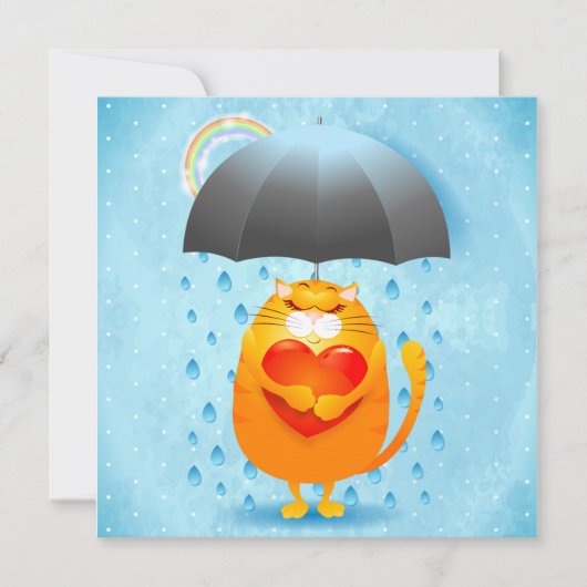 Invitation Jour de la pluie (Devant)