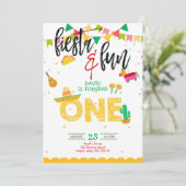 Invitation Jour de la première fête du garçon (Debout devant)