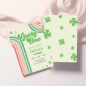 Invitation Jour de la Saint Patrick Rainbow Lucky One Premier