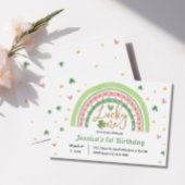 Invitation Jour de la Saint Patrick Rainbow Lucky One Premier
