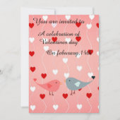 Invitation jour de la Saint-Valentin (Devant)