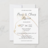 Invitation Jour de l'adoption des animaux (Dos)