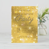 Invitation Jour de l'An : Glitz glamour brillant (Debout devant)