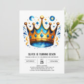 Invitation Jour de l'Anniversaire de la Couronne (Debout devant)