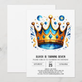 Invitation Jour de l'Anniversaire de la Couronne (Devant / Derrière)