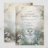 Invitation Jour de l'anniversaire de la Foire forestière ench (Devant / Derrière)