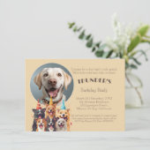 Invitation Jour de l'écorce Doggo Bash Anniversaire (Debout devant)