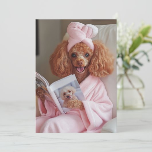 Invitation Jour de lecture de canicules choyés (Debout devant)