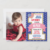 Invitation Jour de l'Indépendance 1er premier anniversaire fi (Devant)