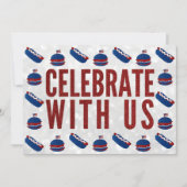 Invitation Jour de l'Indépendance Tailgate Juillet 4 Parties (Devant)