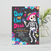 Invitation Jour de l'invitation de la fête de l'Halloween mor (Debout devant)