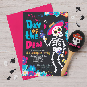 Invitation Jour de l'invitation de la fête de l'Halloween mor