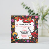 Invitation Jour de l'invitation du Parti mort (Debout devant)