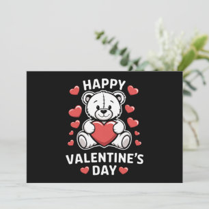 Invitation Jour de l'ours Heureuse Sainte-Valentin