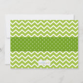 Invitation Jour de l'Saint Patrick Baby shower (Dos)