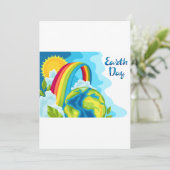 Invitation Jour de l'terre (Debout devant)