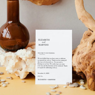 Invitation Jour de mariage minimaliste moderne Événements Car