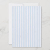 Invitation Jour de mariage moderne Something Blue Before I Do (Dos)