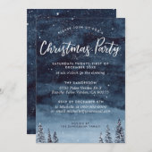 Invitation Jour de Noël de l'hiver de la Marine (Devant / Derrière)