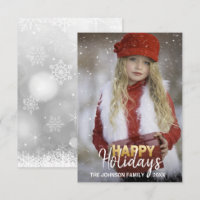 Jour de Noël Gold White | PHOTO