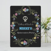 INVITATION JOUR DE QUINCEANERA DE L'INVITATION MORTE (Debout devant)